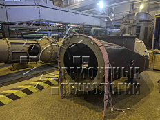 Термообработка сварных швов - Local heat treatment of drum body sections